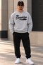 Brooklyn Freedom Printed Unisex Oversized Sweatshirt – Crew Neck Relaxed-Fit Casual Sweatshirt