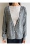 Button Detailed Oversize Cardigan - 6