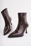 CELİNES POINTED-TOE ZIP-UP BOOTS WITH STILETTO HEELS & ANKLE BOOTS - 4