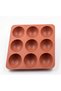 9-Cavity Cupcake Pan, 100% Platinum Silicone - 3
