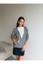 Button Detailed Oversize Cardigan - 3