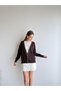 Button Detailed Oversize Cardigan - 3