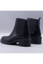 Adreanna Women's Genuine Leather Patent Leather Boots 2325-3 - 4