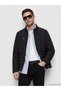Trendy Picks from Kübra Butik: STANDARD Fit Straight-Cut Mock Neck Leather-Look Jacket