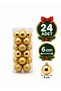 Christmas Tree Ornaments, Set of 24, 6 cm Christmas Balls, Christmas Tree Decorations