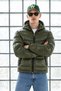 Men's Shiny Puffer Coat with Zippered Pocket, Hood, and Cuff - 5