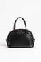 Luna Women's Mini Adjustable Strap, Zipper-Closure, Stylish Hand and Shoulder Bag, Matte Black - 5