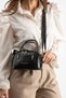 Luna Women's Mini Adjustable Strap, Zipper-Closure, Stylish Hand and Shoulder Bag by Lezard - 2