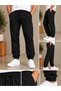 3-Thread Brushed Inside Corduroy Sweatpants with Elastic Cuffs