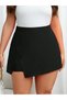 Fustă pantalon, negru - 3