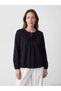 Trendy Picks from Kübra Butik: Tie-Detail Blouse with Embroidered Collar - 2