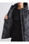 Trendy Picks from Kübra Butik: Women's Leather-Look Hooded Jacket - 5