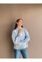 Knitted Sweater with Lace Sleeves and Lace Skirt - 4