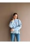 Knitted Sweater with Lace Sleeves and Lace Skirt - 5