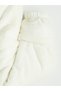 Trendy Picks from Kübra Butik: Women's Plush Coat with a Mock Neck - 7