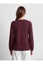 Trendy Picks from Kübra Butik: Tie-Detail Collar, Embroidered, Ruched Blouse - 5