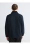 Trendy Picks from Kübra Butik: STANDARD Fit Velvet Stand-Up Collar Men’s Jacket with Yoke Detail - 6