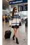 Women's Patterned Plush Jacket - 6
