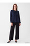 Trendy Picks from Kübra Butik: Tie-Detail Blouse with Embroidered Collar - 3