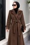 Moscow Melton Coat TSD260382 Bitter Coffee - 3