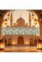Linen Eid Mubarak Table Runner Table Decorations - Islamic Ramadan Table Runner - Muslim Eid Mubarak - 5