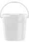 DX 20L Round Plastic Bucket with Handle & Lid - 2