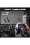 Tricep Press Down Cable Machine Attachment, Solid Steel Body Training Lat Pulldown Home Gym Accessor - 2