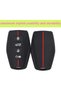 Key Fob Cover Case, Soft Silicone Remote Key Protector, Anti-Scratch Anti-Drop Shockproof Shell Comp - 6