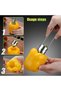 Silver Pepper Seed Corer Stainless Steel Fruit Remover Tool - 4