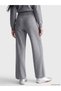 Peak New Season Gray Women's Knit Pants with Elastic Waistband - 3
