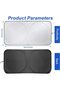 Car Windshield Sun Shade, Foldable Vehicle Sunshade Easy Install or Blocking 99% Sunlight & Heat, Ca - 2