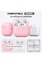 غطاء سيليكون ناعم لسماعات AirPods 5 و AirPods 4 - وردي اللون - 4