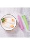 Popsicle Mold, 4 PCS Silicone Reusable Ice Pop Molds with Attached Lids, Easy Clean Mess-Free Stacka - 3