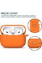 for AirPods Pro 2 Case Soft Silicone -Orange - 2