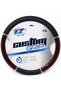 SOLID WOOD STEERING WHEEL COVER - BLACK - 2