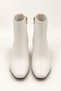 Women's Off-White Square Toe Ankle Boots, 6.5 cm - 8