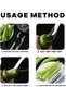 2 Pack Pepper Corer Tool, Stainless Steel Pepper Seed Remover with Serrated Slice, Fruit Vegetable D - 4