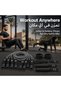 مجموعة أشرطة المقاومة 300 رطل، 6 أشرطة تمرين قابلة للتكديس مزودة بمقابض، ومثبت باب، وأحزمة للكاحل، ومركبة - 8