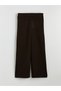 Quality Pieces from Çelebi Store Women's Wide Leg Knitwear Pants with Waistband - 6