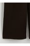 Quality Pieces from Çelebi Store Women's Wide Leg Knitwear Pants with Waistband - 7