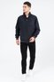 Navy Blue, Lined, Waterproof and Windproof Transitional Coat/Raincoat - 3