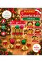 11-Piece Christmas Tree Ornament Set – Glittery Ball, Gold Bell, Mini Drum, and Gift Box Decorative Christmas Tree Ornaments