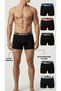 Premium Men's Boxer Briefs 6-Pack – Cotton-Stretch Fabric, Stretch Waistband, Non-Riding Solid Color Boxer Briefs - 2