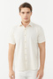 Short Sleeve Loose Slim Shirt - 2