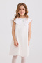 Girls' White Dress - 5