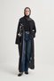 Sira Premium Floş Abaya Black - 2