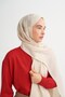 Elite Pattern Tencel Wool Viscose Shawl Dark Beige - 4