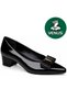 Apras Genuine Leather Comfort Orthopedic Women's Classic Heeled Shoes
