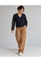 Navy Blue Embroidered Buttoned Jacket Cardigan - 3