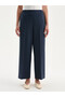 LCW Grace Indigo Solid Loose & Wide-Leg Women's Pants, with the ALITA CITY Touch - 2